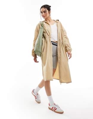 Threadbare - Festival - 2-in-1-Regentrenchcoat in Steinbeige-Neutral