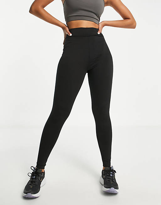 Threadbare Fitness gym leggings in black | ASOS