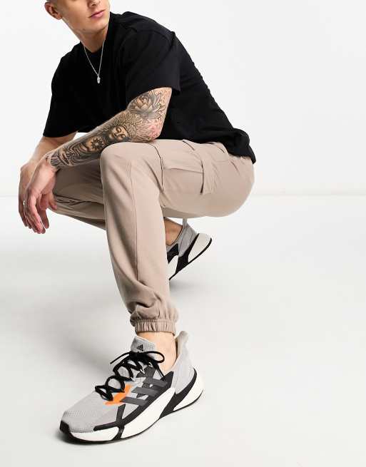 Threadbare - Fitness - Jogger cargo ajusté - Beige foncé