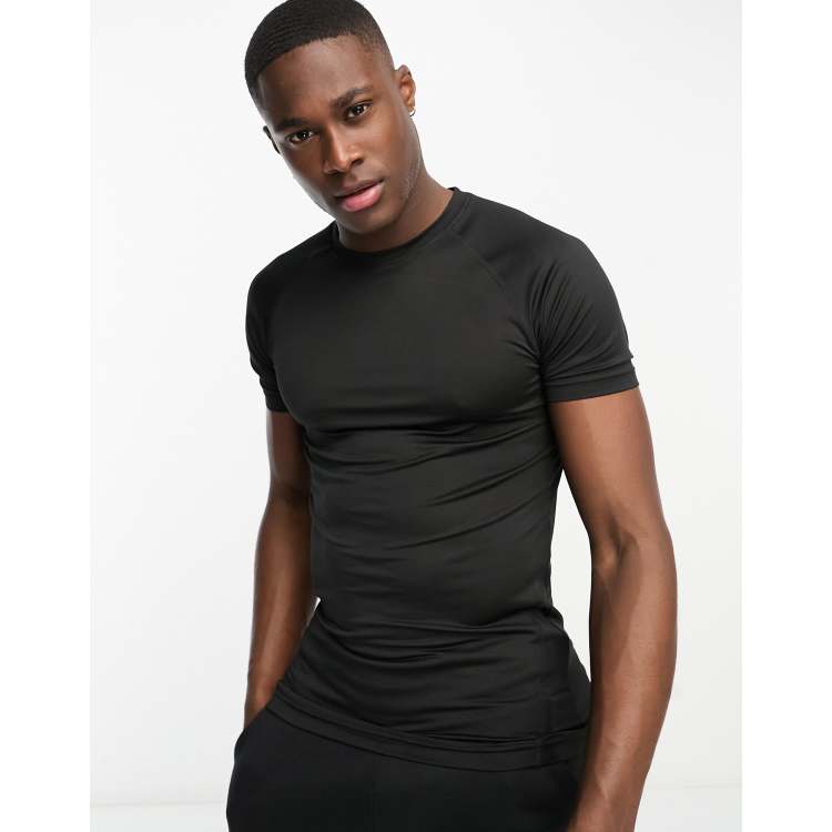 Men's Active Muscle Tee, Black