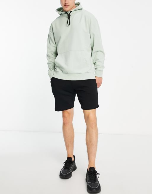 Threadbare Fitness oversized overhead hoodie in sage