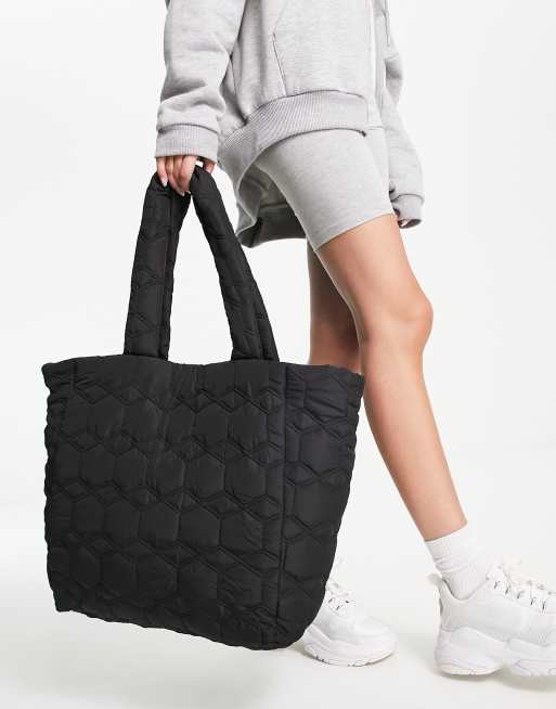 Threadbare Fitness padded tote bag in black