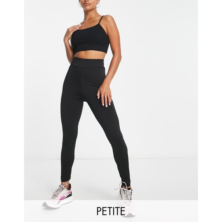 Threadbare Fitness Petite gym leggings in black