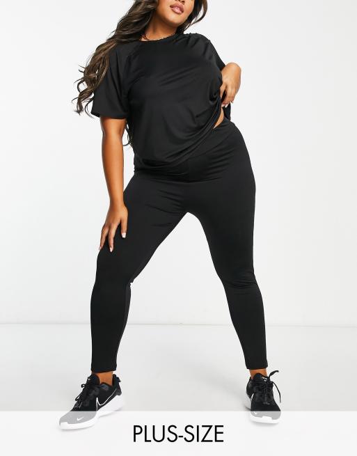 Threadbare Fitness Plus gym leggings in black ASOS