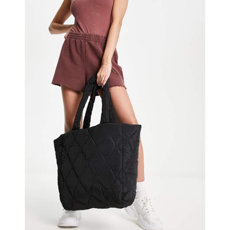 Threadbare Fitness padded tote bag in stone