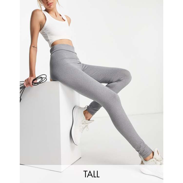 Threadbare Fitness Tall gym leggings in gray heather