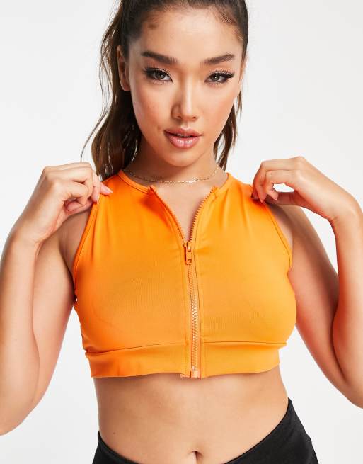 Crop Top with Front Zip