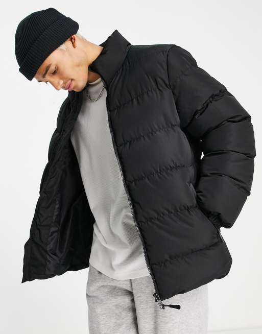 Funnel neck cheap puffer jacket mens