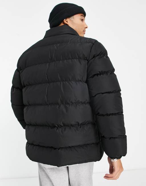 Threadbare Puffer Jacket with Funnel Neck