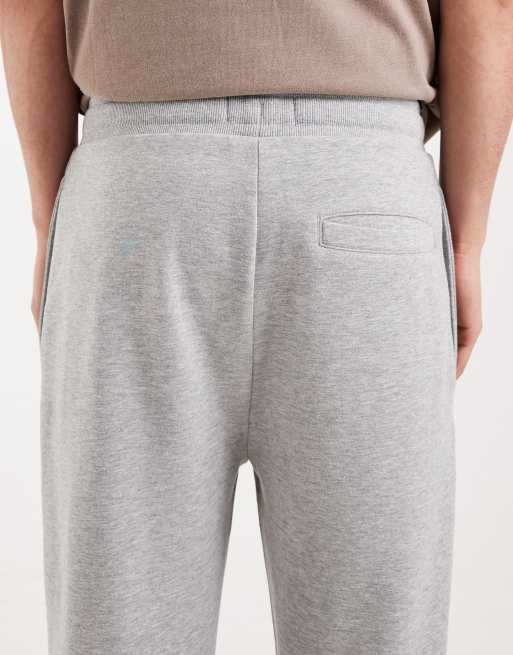 Threadbare – Gråmelerade mjukisbyxor med vida ben, 5 av 5