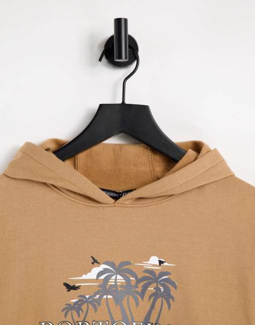 Tan graphic sales hoodie