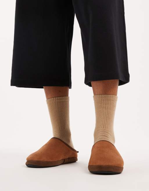 Threadbare - Gyldenbrune mule-hjemmesko, 4 af 4