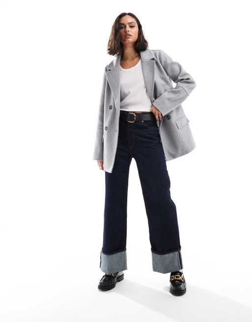 Threadbare heavyweight blazer in gray 