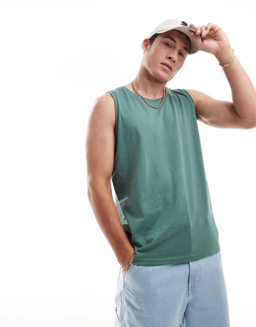 Threadbare - Hemd met logoprint in donker bosgroen, 4 van 4