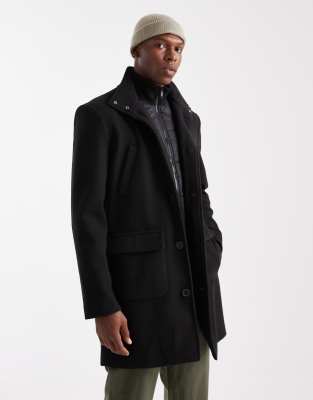 ジャケット・アウター WASHERLINEN BAL COLLAR COAT(BLACK WATCH) VSSSJ Men's British Style Velvet Jacket Regular Fit Solid