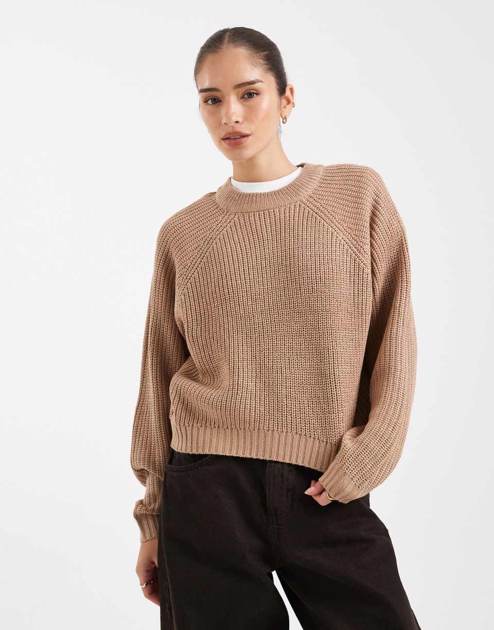 High neck jumper