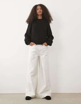 Threadbare High Neck Sweater In Black