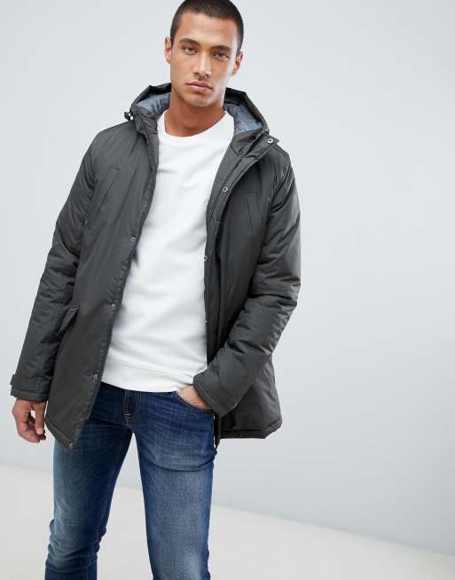 Threadbare Hooded Parka Jacket | ASOS