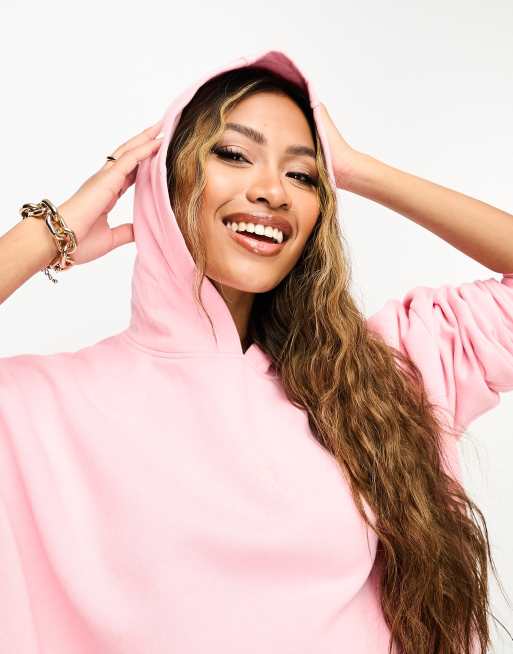 Pink oversized shop hoodie dress