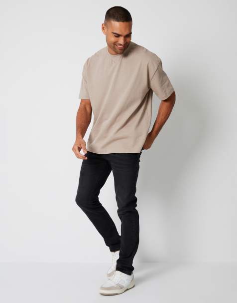 Threadbare 'islington' slim fit jeans with stretch in grey