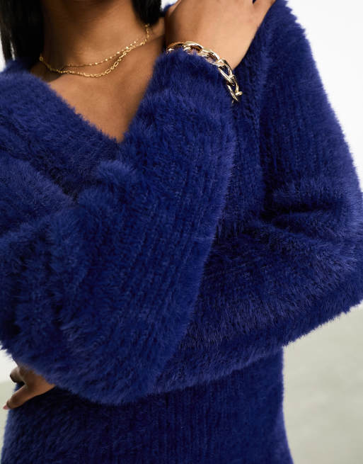 Navy 2025 fluffy jumper