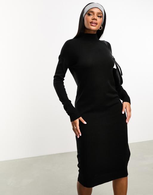 Black midi sales jumper dress