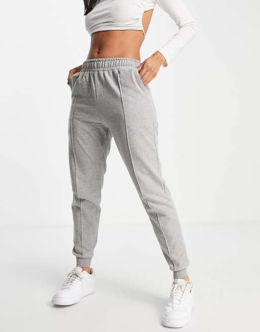 Threadbare - Joggers a pannelli grigio mélange in coordinato