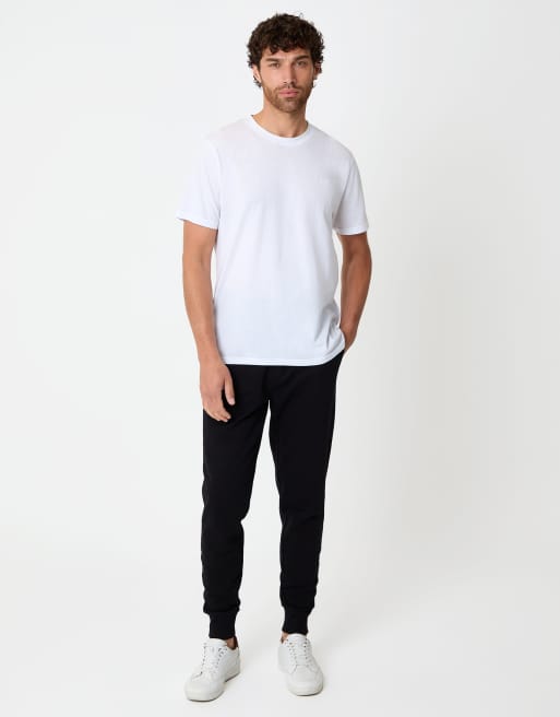 Threadbare - Joggingbroek van een katoenmix in zwart, 2 van 4