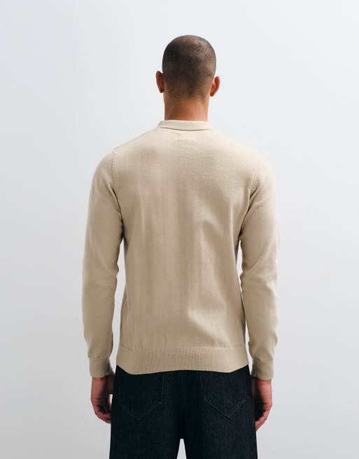Threadbare knit polo in stone, 4 of 5