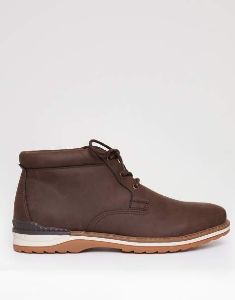 Threadbare Lace up casual boots in brown - view 1