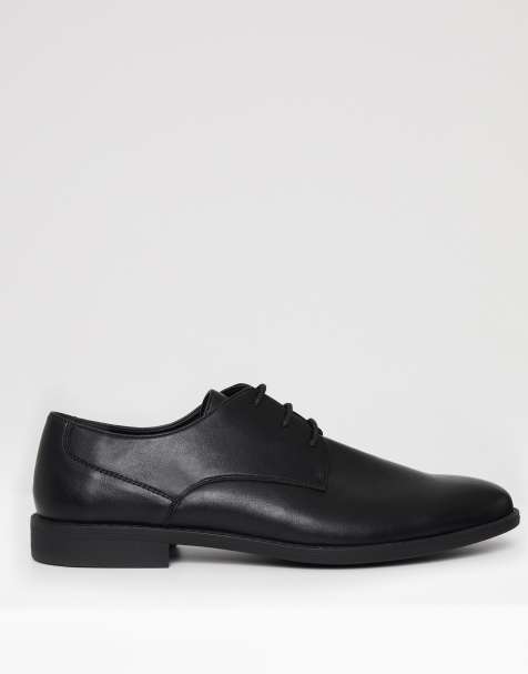 Threadbare Lace up derby shoes in black - view 1