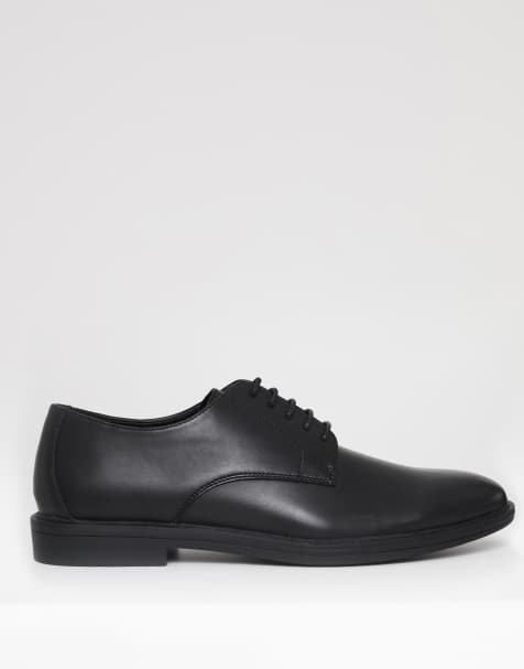 Threadbare Lace up smart shoes in black - view 1