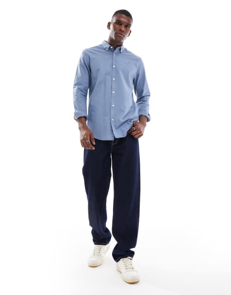 Threadbare – Langärmliges Hemd in Blau - view 1