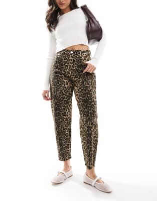 Threadbare Leopard Print Barrel Jeans - Asos Jeans New In 31st October 2024