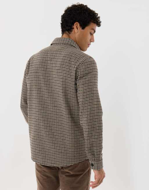 Threadbare Lightweight shacket with pockets in taupe, 2 of 5