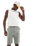 [Threadbare] Threadbare linen rich chino shorts in sage green W36 Sage green