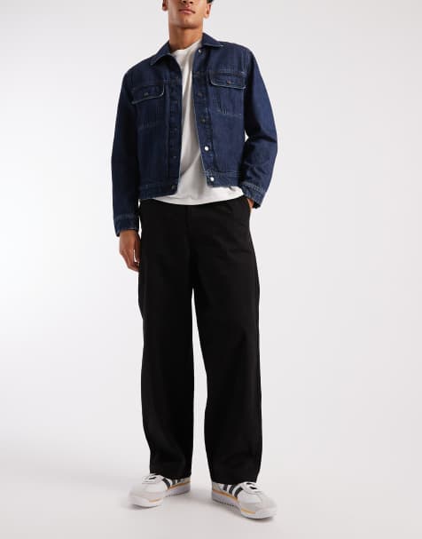 Threadbare– Locker geschnittene Hose in Schwarz - view 1