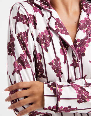 Threadbare Long Sleeve Christmas Tree Pajamas In Multi