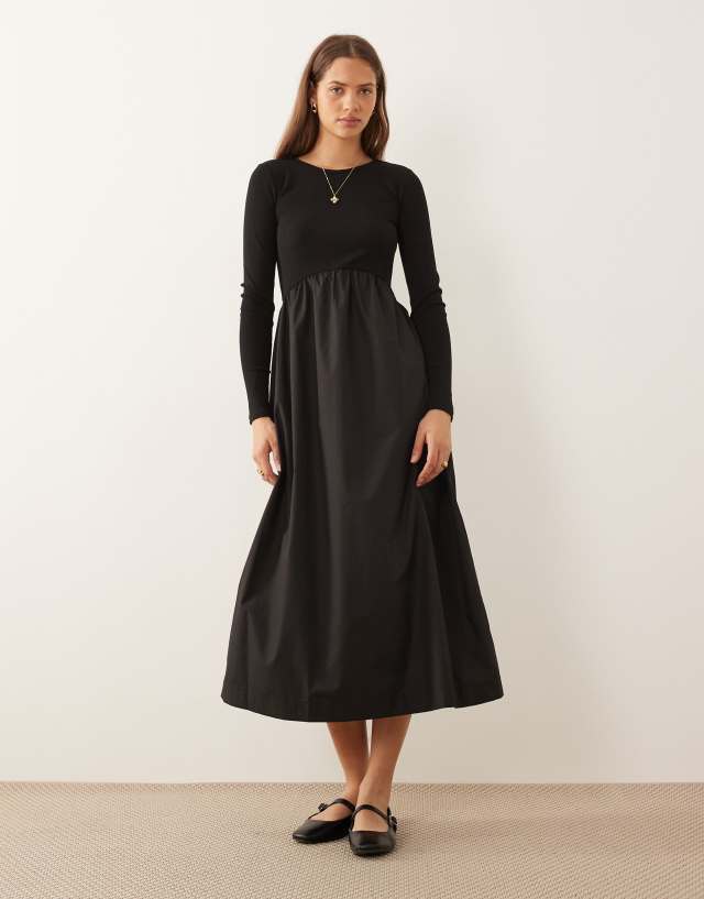 Threadbare - Midi Dress - Women - Cotton/Viscose/Elastane - 6 US