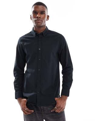 long sleeve shirt in black