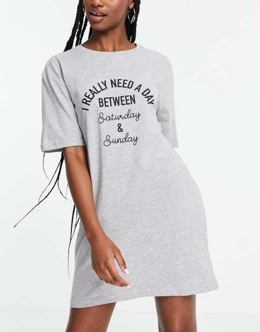 Threadbare Long Weekend PJ Tshirt Dress