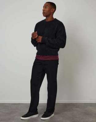 Threadbare Loose Fit Jeans In Black