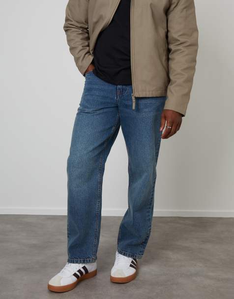 Threadbare Loose fit jeans in mid blue - view 1