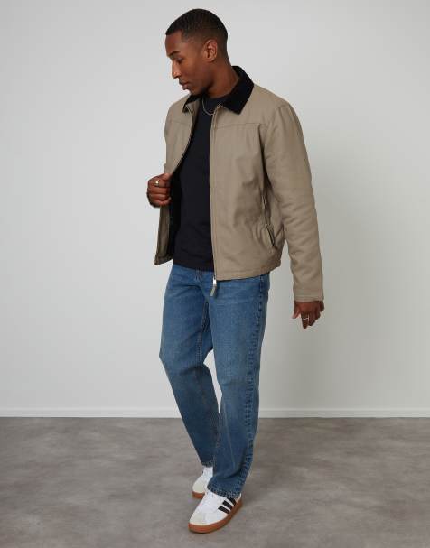 Threadbare Loose fit jeans in mid blue