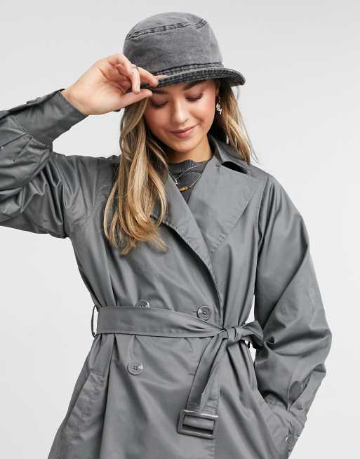 Threadbare - Louisa - Trench - Gris ardoise
