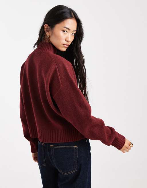 Threadbare Maglione accollato rosso ASOS