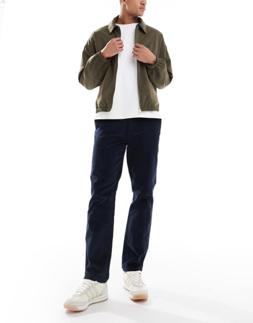 Threadbare - Marineblå chinos i Regular Fit, 2 af 5