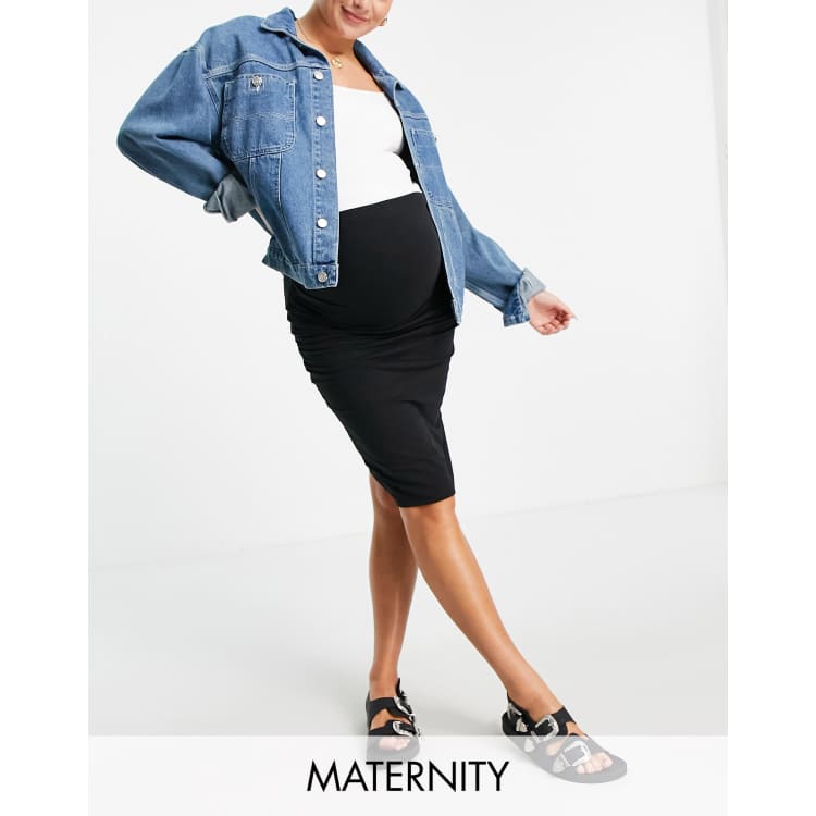 Asos maternity midi clearance skirt