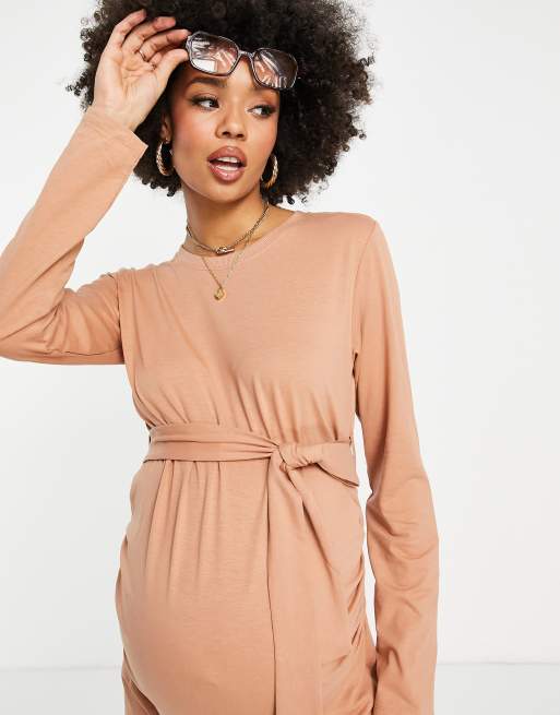 Asos long hotsell sleeve maternity dress