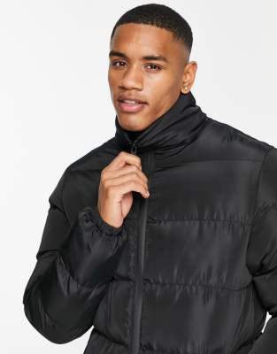 all black puffer